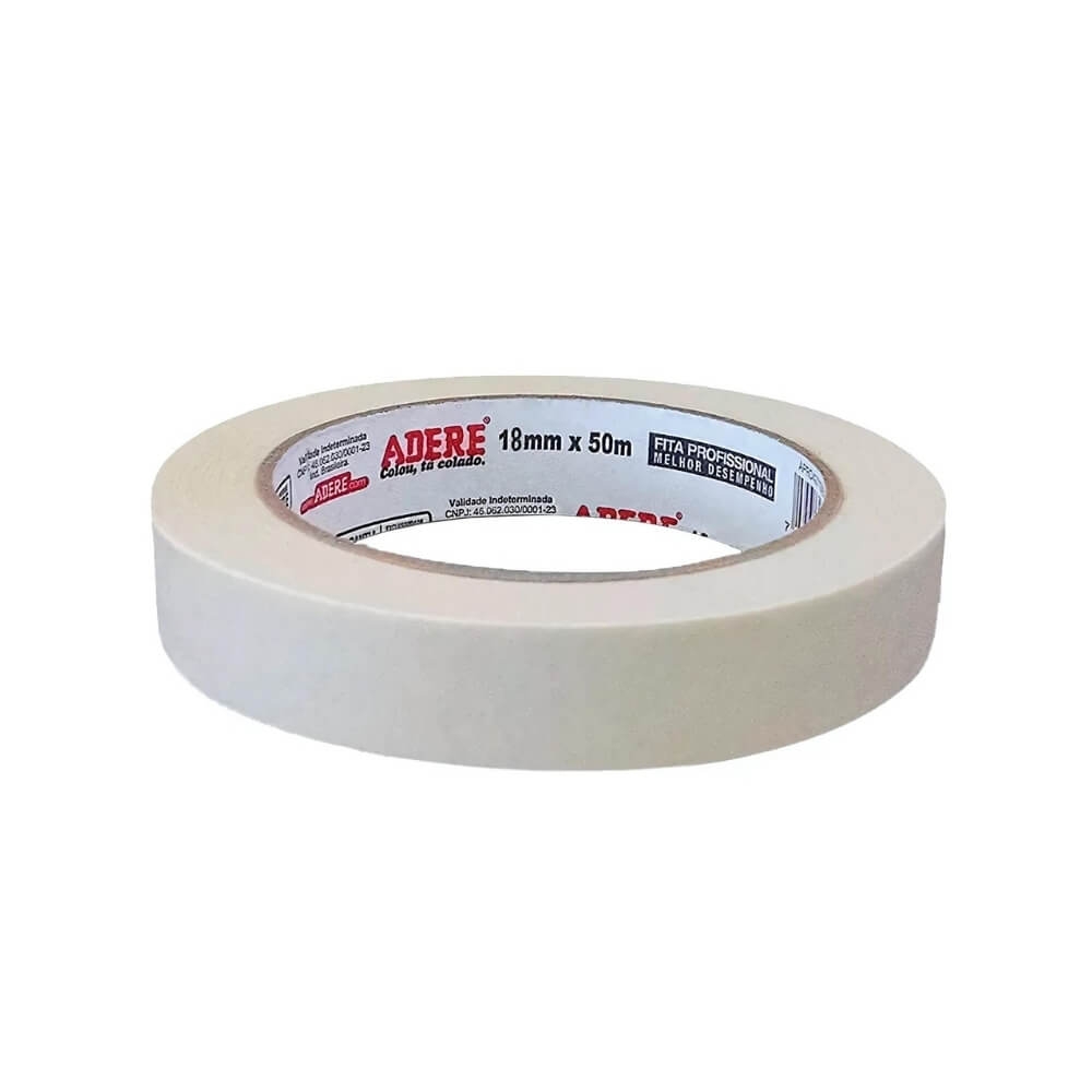 FITA CREPE ADERE 18X50 USO GERAL FITA CREPE