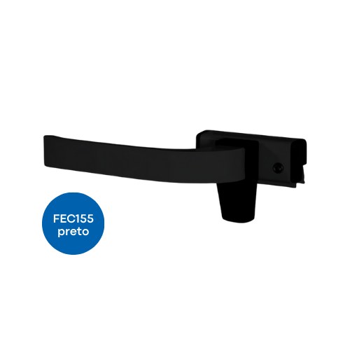 Fecho Max-ar Fachada Esq ALX Fec 155 Preto