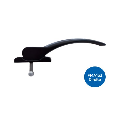 Fecho Max-ar Fachada Injet Dir FX P.24 FMA133D Preto