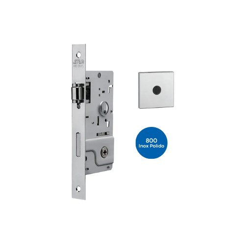 Fechadura Stam 800 T. Rolete RQ1 INOX Tetra