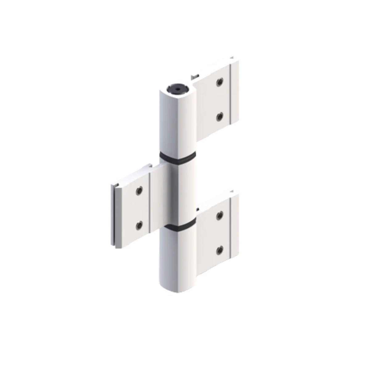 Dobradiça Alumínio ALX Gold 3 Abas Dob 828T Branco