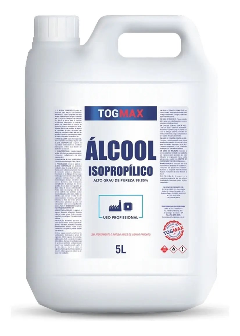 Alcool Isopropilico Galao 05 Litros